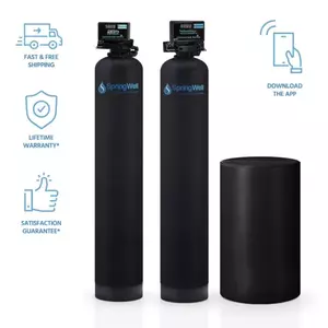 Well Water Filter and Salt Based Water Softener