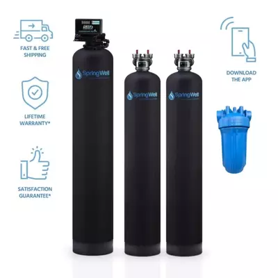 ULTRA Whole House Well Water Filter Salt-Free System Combo